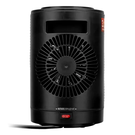 Тепловентилятор керамический DENZEL DTFC-1200S, вращение, 3 реж., вент., нагрев 600/1200 Вт