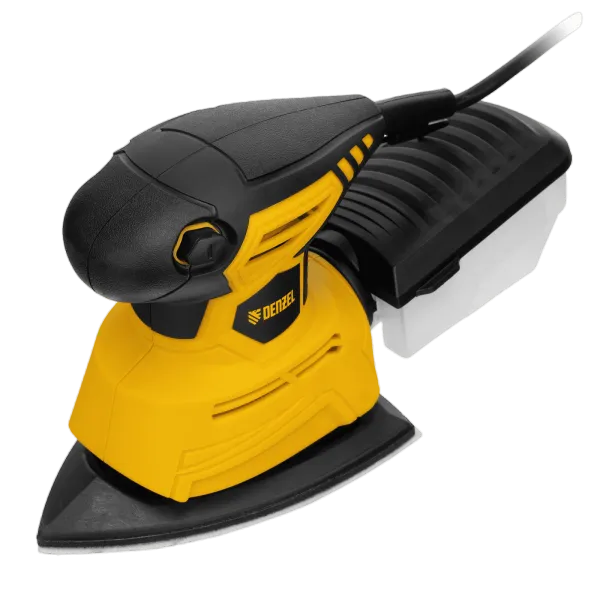 Машина плоскошлифовальная вибрационная DENZEL VDS-2, 2 в 1, 130 Вт, 14000 об/мин