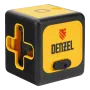 Лазерный уровень DENZEL DQB-T, 30 м, зеленый луч, батарейки, штатив