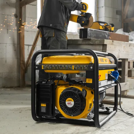 Генератор бензиновый DENZEL GE 8900, 8.5 кВт, 220 В/50 Гц, 25 л, ручной старт
