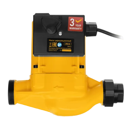 Циркуляционный насос DENZEL CP25-8, напор 8 м, 130 л/мин, 1 м кабель, монт. длина 180 мм