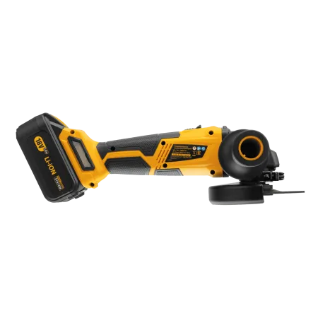 Машина углошлифовальная аккумуляторная бесщеточная DENZEL BLG-IB-18-125-4, Li-ion, 18 В