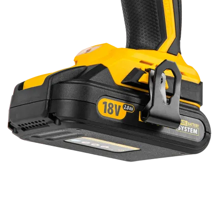 Аккумуляторная дрель-шуруповерт DENZEL BLDL-IB-18-02, 18 В, 2 x 2 Ач