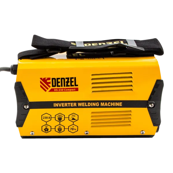 Аппарат инверторный дуговой сварки DENZEL DS-230 Compact, 230 А, ПВ 70%, 1.6-5 мм