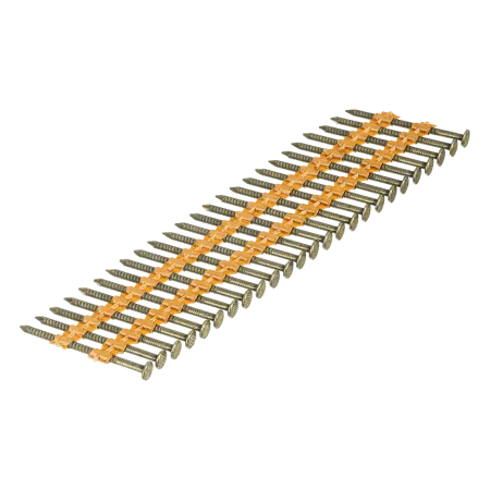 Гвозди DENZEL для пнев. нейлера (крашен.) длина - 50 мм, диам. - 2,9 мм, 2000 шт.