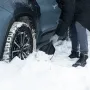 Лопата автомобильная DENZEL 230х290х690мм, сверхпрочный полиамид