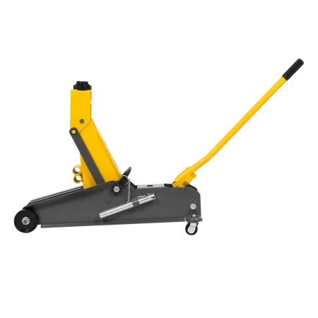 Домкрат гидравлический подкатной с фиксатором DENZEL 3 т, 190-532 мм, SUV