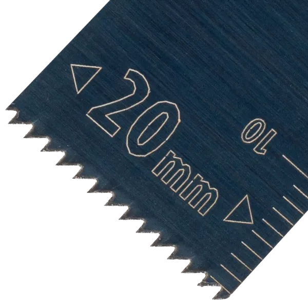 Насадка для МФИ DENZEL 782309 режущая пазовая прямая, HCS, по дереву, 20 х 1.4 мм