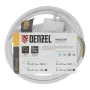 Шнур сетевой Energy Series DENZEL, ПВС, 1,5 м, 3 x 1 мм, с неразборной вилкой, белый