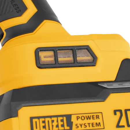 Машина шлифовальная угловая аккумуляторная бесщет. DENZEL AGH-BL-20-125, Li-Ion, 20 В