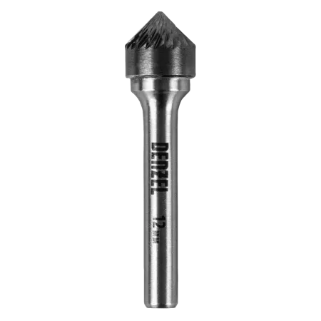Борфреза по металлу DENZEL твердосплавная, зенкер 90 град., тип-K, 12 мм