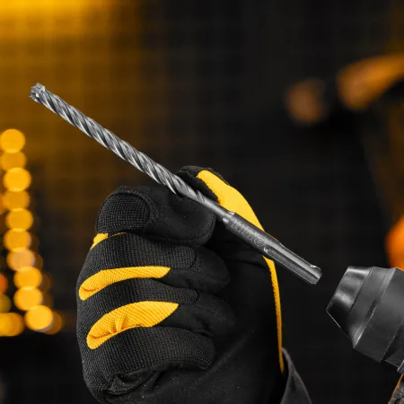 Бур по бетону DENZEL, цельная крестовая пластина, 8x165 мм, SDS PLUS