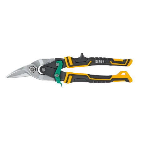 Ножницы по металлу DENZEL 78371, 270 мм, прямой и правый рез, сталь СrMo