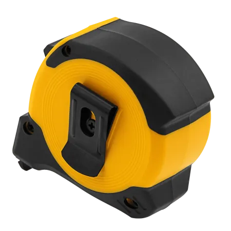 Рулетка DENZEL 5м х 25мм, двухкомп. корпус, магнитный обрезиненный зацеп