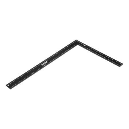 Угольник DENZEL 400 х 600 мм, алюминиевый, лазерная гравировка