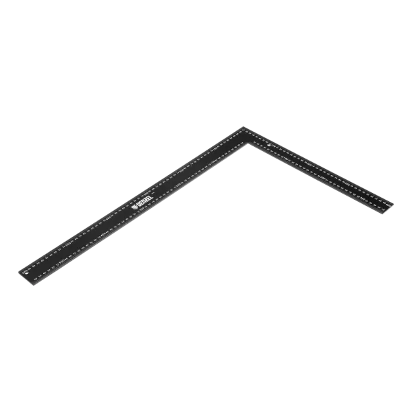 Угольник DENZEL 400 х 600 мм, алюминиевый, лазерная гравировка