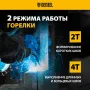 Аппарат инвертор. полуавтомат. cварки DENZEL IMIG-200, 200 А, ПВ 60%, катушка 5 кг