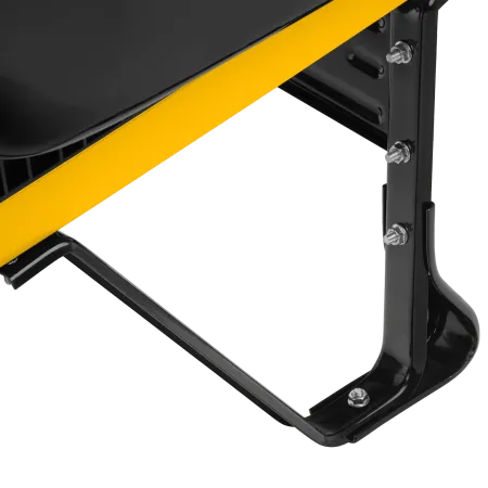 Тачка строительная DENZEL усиленная, объем 140 л, 250 кг, двухколесная, колесо 15х6.00-6