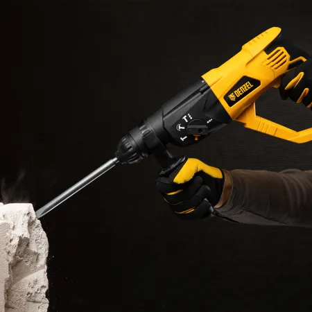 Перфоратор электрический DENZEL RH-1050-26, SDS-plus, 1050 Вт, 3.2 Дж, 3 плюс 1 режим