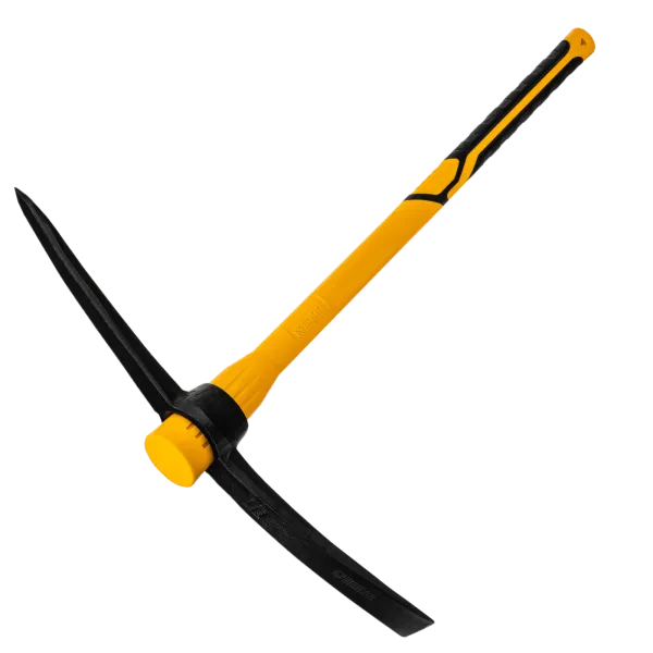 Кирка DENZEL 3000 г, фиберглассовая обрезиненная рукоятка 900 мм