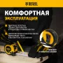 Рулетка DENZEL 5м х 25мм, двухкомп. корпус, кнопка-пауза