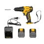 Дрель-шуруповерт аккумуляторная DENZEL CDL-12-02BM, Li-Ion, 12 В, 2 акк.