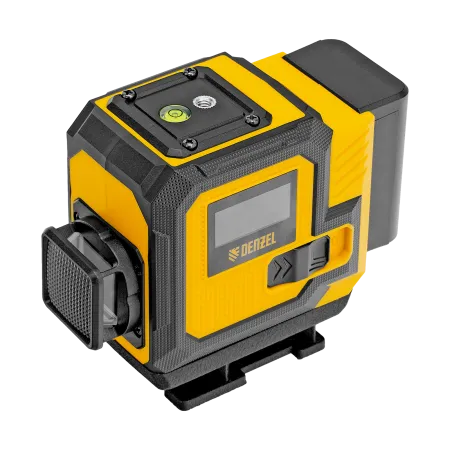Лазерный уровень мультипризменный DENZEL DLV-360-3C, 30 м, зеленый луч, Li-Ion 2,4 Aч, кейс