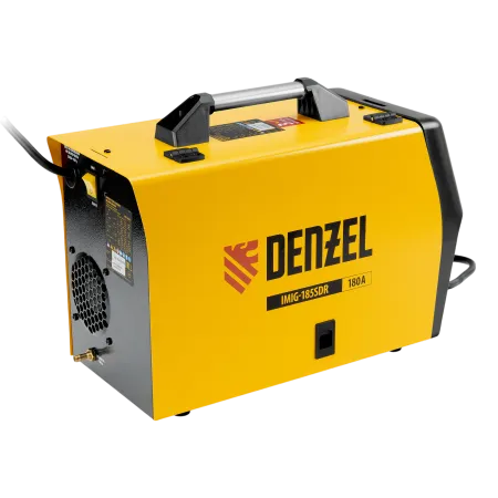 Аппарат инвертор DENZEL. полуавтомат. cварки IMIG-185SDR, 180 А, ПВ 60%, катушка 5 кг
