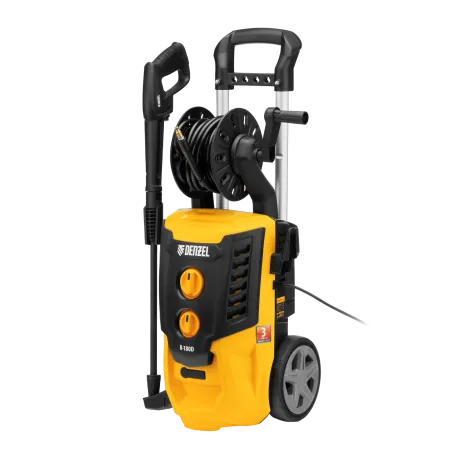Моечная машина высокого давления DENZEL R-180D, 2200 Вт, 180 бар, 380 л/ч, с барабаном