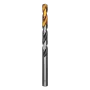 Сверло спиральное по металлу DENZEL 9 x 125 мм, Р6М5, Golden Tip, многогранная заточка
