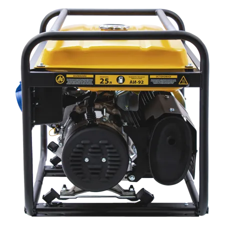 Генератор бензиновый DENZEL GE 6900, 5.5 кВт, 220 В/50 Гц, 25 л, ручной старт