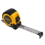 Рулетка DENZEL 5м х 25мм, двухкомп. корпус, кнопка-пауза