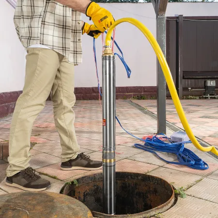 Скважинный насос DENZEL DWC-3-60, центробежный, диаметр 3, 800 Вт, 3300 л/ч, напор 60 м