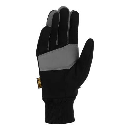 Перчатки универсальные DENZEL, двойные, работа с сенсорным экраном, вязанная манжета, размер 9