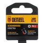Отвертка DENZEL PH2х200 мм, CrV, трехкомпонентная рукоятка