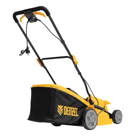 Газонокосилка электрическая DENZEL GMC-1800, шир. 38см, 1800 Вт, 6 уров., травосб. 35 л