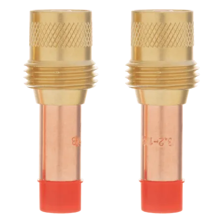 Держатель цанги с газовой линзой для электрода DENZEL 2,4 мм, 2 шт