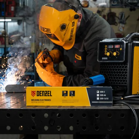 Электроды DENZEL DER-3, диам. 3 мм, 5 кг, рутиловое покрытие