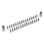 Набор инструментов DENZEL 1/2", 1/4", CrV, S2, пластиковый кейс, 194 предмета