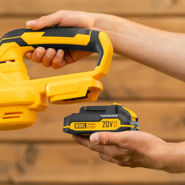 Воздуходувка аккумуляторная DENZEL AB-500, 60 м/с, 500 м3/ч, Li-Ion, 20 В