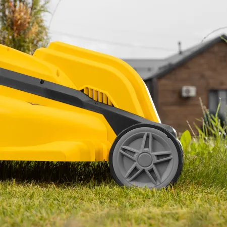 Газонокосилка электрическая DENZEL GMC-1800, шир. 38см, 1800 Вт, 6 уров., травосб. 35 л