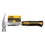 Молоток-гвоздодер DENZEL 350 г, цельнометаллический, двухкомпонентная рукоятка