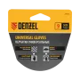 Перчатки универсальные DENZEL, двойные, ПВХ нанесение, размер 9