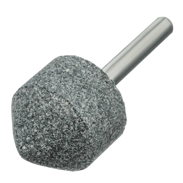 Шарошка абразивная DENZEL конус, для дрели, 25 x 25 мм, хвостовик d6 мм, 63С