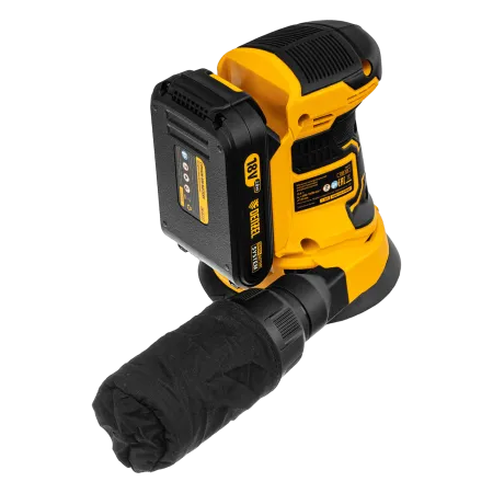 Машина шлифовальная эксцентриковая аккумуляторная DENZEL COS-125, 18В Li-Ion