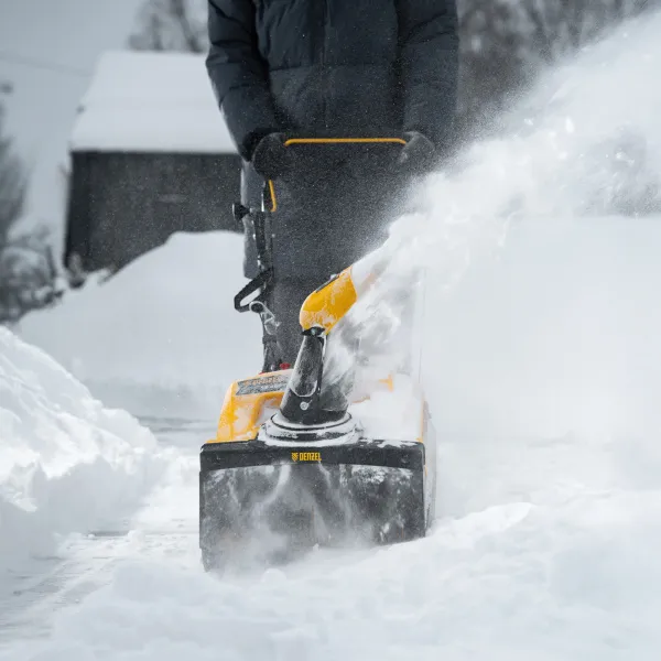 Бензиновая снегоуборочная машина DENZEL SB 460 Sled, 99cc, лыжи ручной старт