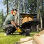 Дровокол электрический DENZEL ELS7T-52, 2300 Вт, сила раскола 7т, макс. размеры полена D250 x 520 мм