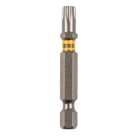 Бита DENZEL TX 30х50, сталь S2, шестигранный профиль, 10 шт. Е 6,3