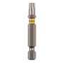 Бита DENZEL TX 30х50, сталь S2, шестигранный профиль, 10 шт. Е 6,3