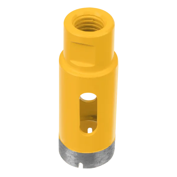 Сверло алмазное по керамограниту DENZEL, 27 мм, М14, мокрая резка